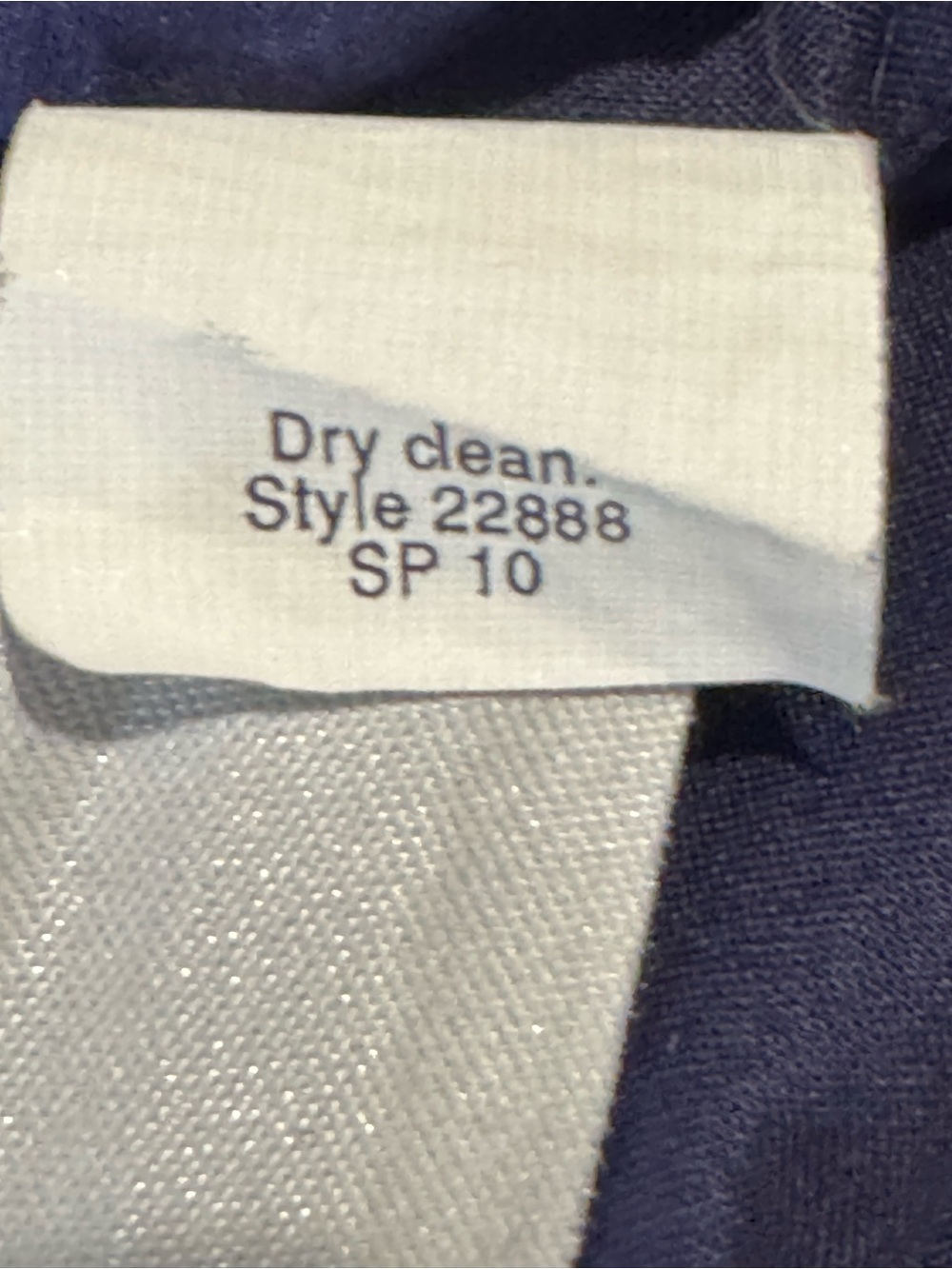 J.Crew Navy Cotton Silk Shift Dress Size 10 Woven Neck Pockets Lined 22888 - Picture 5 of 15